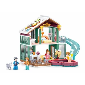 Set de construcție ”casă de vacanță”, 439 elem. Thumbnail 2