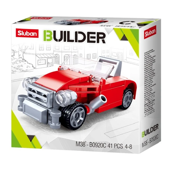 Set de construcție ”asamblează hotrod”, 4 modele, de la 41 pînă la 50 elem. 8