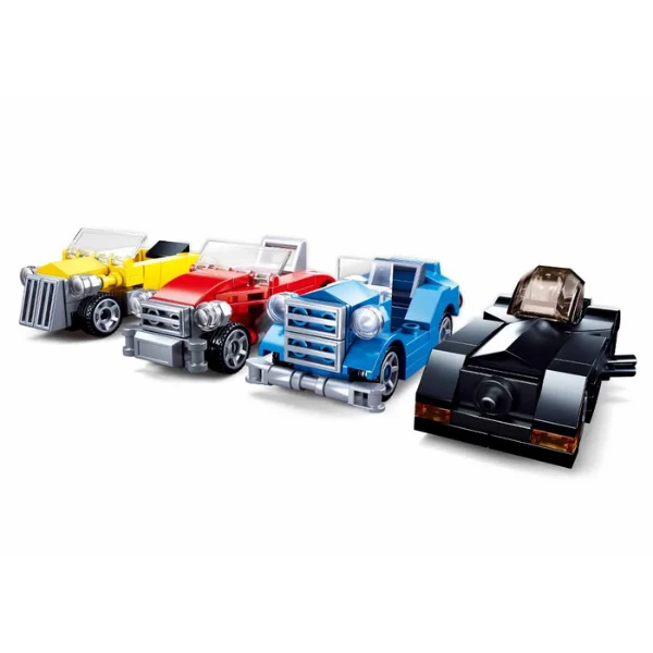 Set de construcție ”asamblează hotrod”, 4 modele, de la 41 pînă la 50 elem. 2