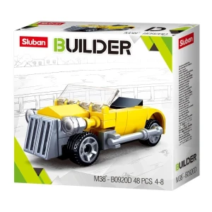 Set de construcție ”asamblează hotrod”, 4 modele, de la 41 pînă la 50 elem. Thumbnail 7