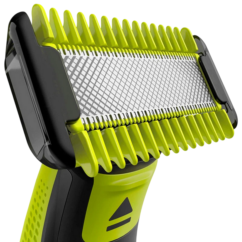 Машинка для стрижки philips oneblade qp2734/20, зелёный | угольный  2