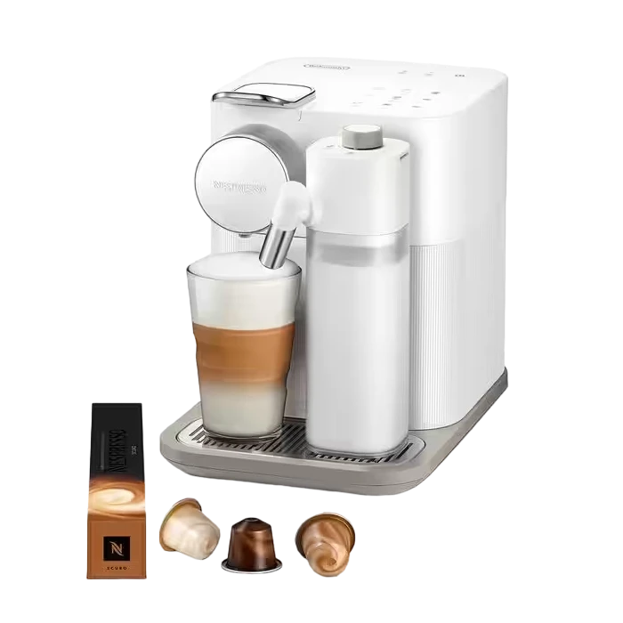 Cafetieră cu capsule delonghi en640.w, 1400w, alb 7