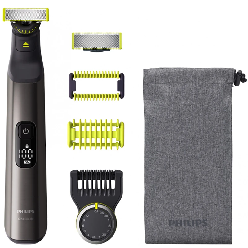 Trimmer pentru bărbați philips oneblade pro 360 qp6551/15, crom 3