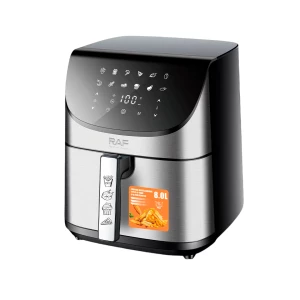 FRITEUZA CU AER RAF 8L 2000W GATIRE SANATOASA FARA EXCES DE ULEI (R.5265)