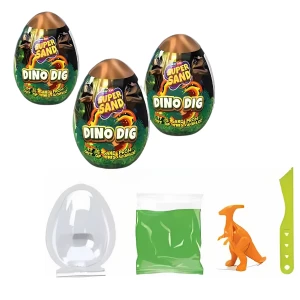 Set cinetic în ou &quot;Dinozauri&quot;