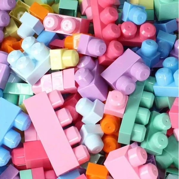 Set de construcție găleată cu blocuri pastel "play blox", 83 piese 4