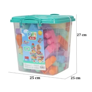 Set de construcție găleată cu blocuri pastel "play blox", 83 piese Thumbnail 7