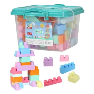 Set de construcție găleată cu blocuri pastel "play blox", 56 piese Thumbnail 5