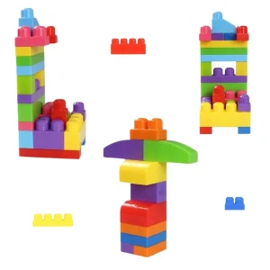 Set de construcție găleată cu blocuri strălucitoare "play blox", 133 piese Thumbnail 2