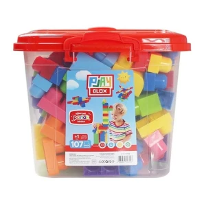 Set de construcție găleată cu blocuri strălucitoare "play blox", 107 piese Thumbnail 3