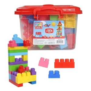Set de construcție găleată cu blocuri strălucitoare "play blox", 56 piese Thumbnail 5