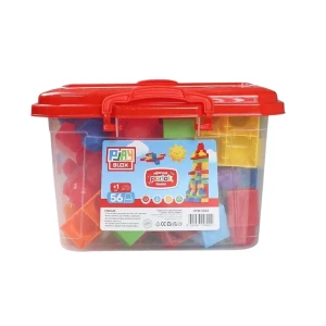 Set de construcție găleată cu blocuri strălucitoare "play blox", 56 piese Thumbnail 3