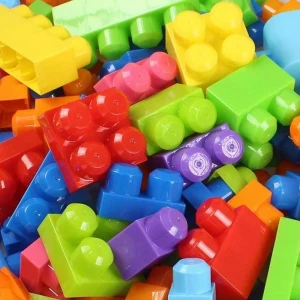 Set de construcție găleată cu blocuri strălucitoare "play blox", 56 piese Thumbnail 4