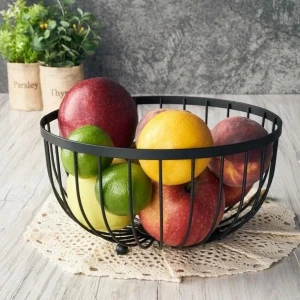 КОРЗИНА ДЛЯ ФРУКТОВ С МЕТАЛЛИЧЕСКИМ ПОКРЫТИЕМ (M16-331)