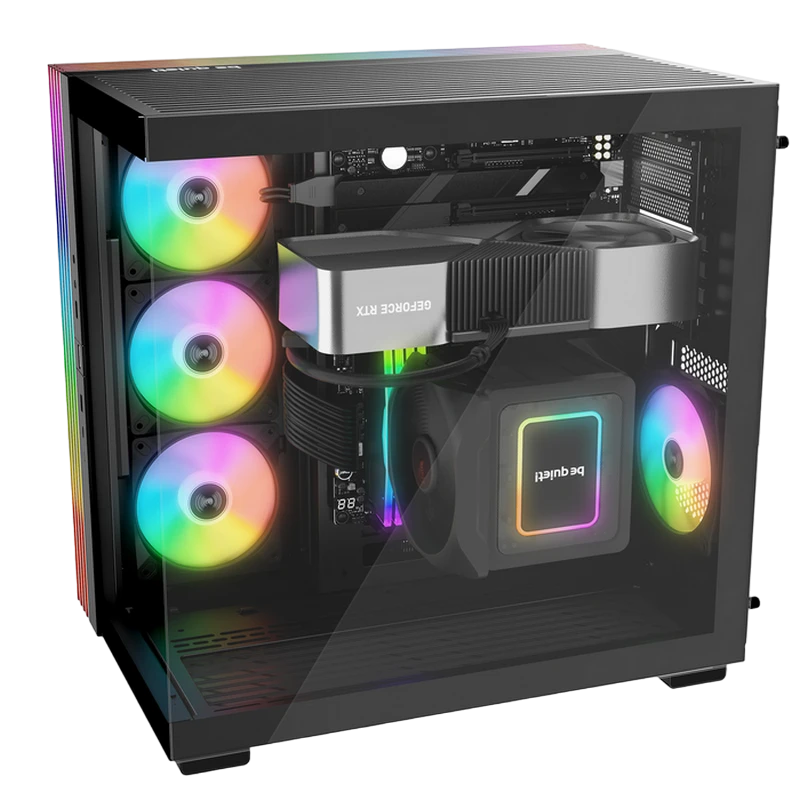 Carcasă pc be quiet! ligh base 600 lx, midi-tower, fără psu, negru 6