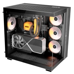 Carcasă pc be quiet! ligh base 600 lx, midi-tower, fără psu, negru Thumbnail 3