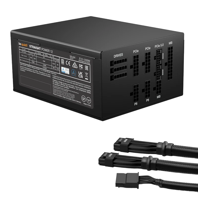 Блок питания для компьютеров be quiet! straight power 12, 1200вт, atx, полностью модульный 6