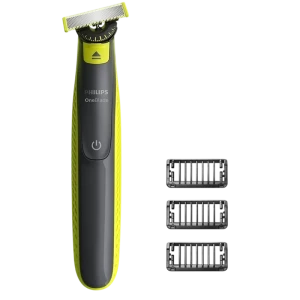 Мужской Триммер Philips OneBlade QP2724/23, Черный | Зелёный