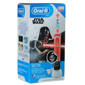 Periuță de dinți electrică braun oral-b kids vitality d100 starwars, roșu Thumbnail 8