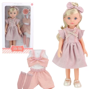 Păpușa &quot;Mica Milly&quot;, în rochie roz 33 cm