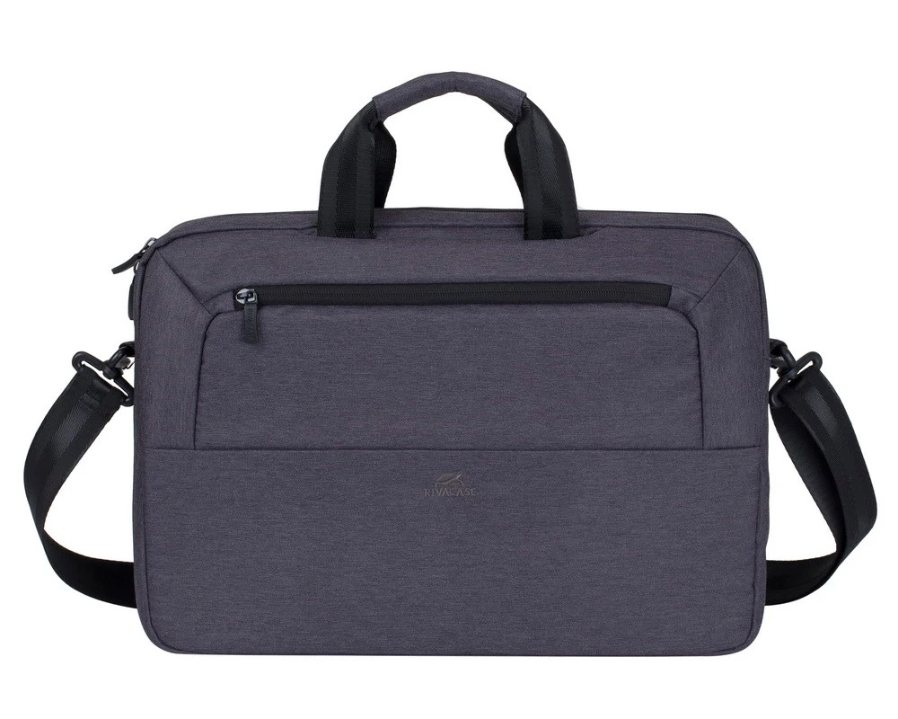Geantă pentru laptop rivacase suzuka, 15.6", poliester, negru 9