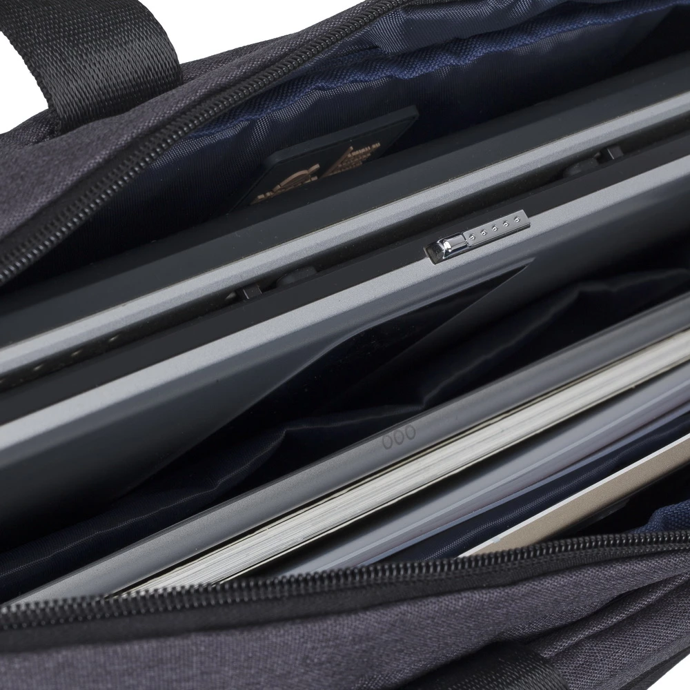 Geantă pentru laptop rivacase suzuka, 15.6", poliester, negru 13