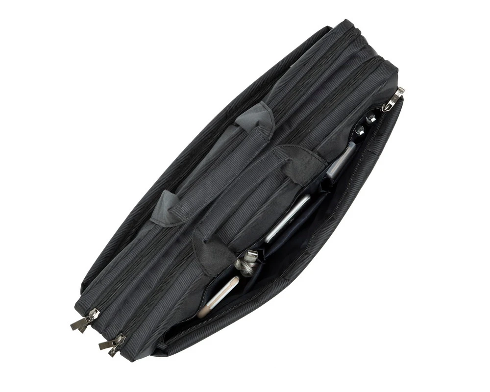 Geantă pentru laptop rivacase central, 17.3", poliester, negru 8