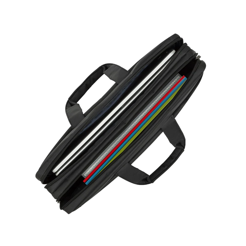 Geantă pentru laptop rivacase central, 17.3", poliester, negru 10