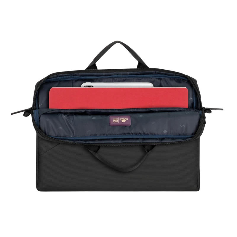 Geantă pentru laptop rivacase tivoli, 15.6", poliester, gri 32