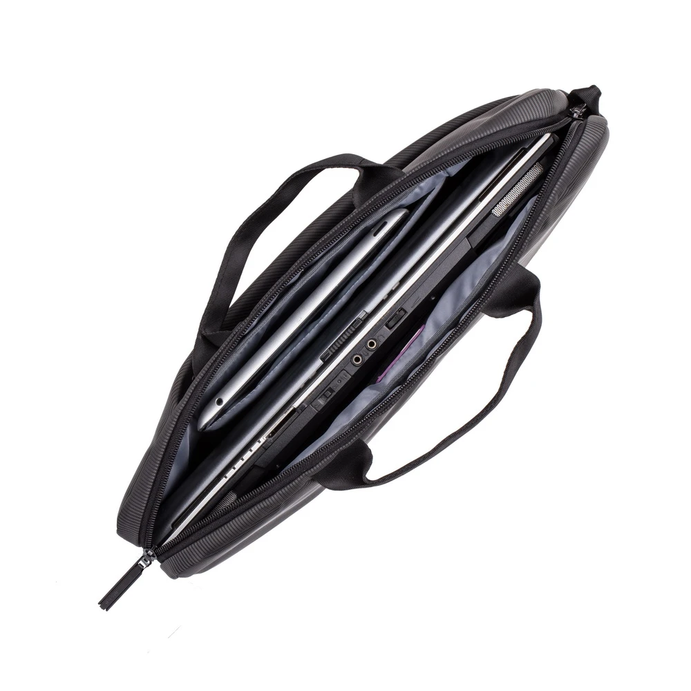 Geantă pentru laptop rivacase tivoli, 15.6", poliester, gri 30