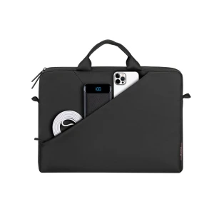 Geantă pentru laptop rivacase tivoli, 15.6", poliester, gri Thumbnail 9