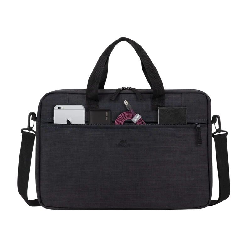 Geantă pentru laptop rivacase 8038, 15.6", poliester, negru 2