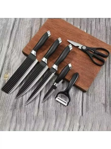 SET CADOU CUȚITE BUCĂTĂRIE DIN OȚEL INOXIDABIL (627919)