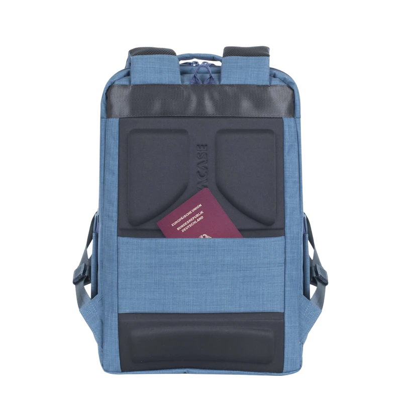Рюкзак для ноутбука rivacase biscayne, 17.3", полиэстер, синий 5