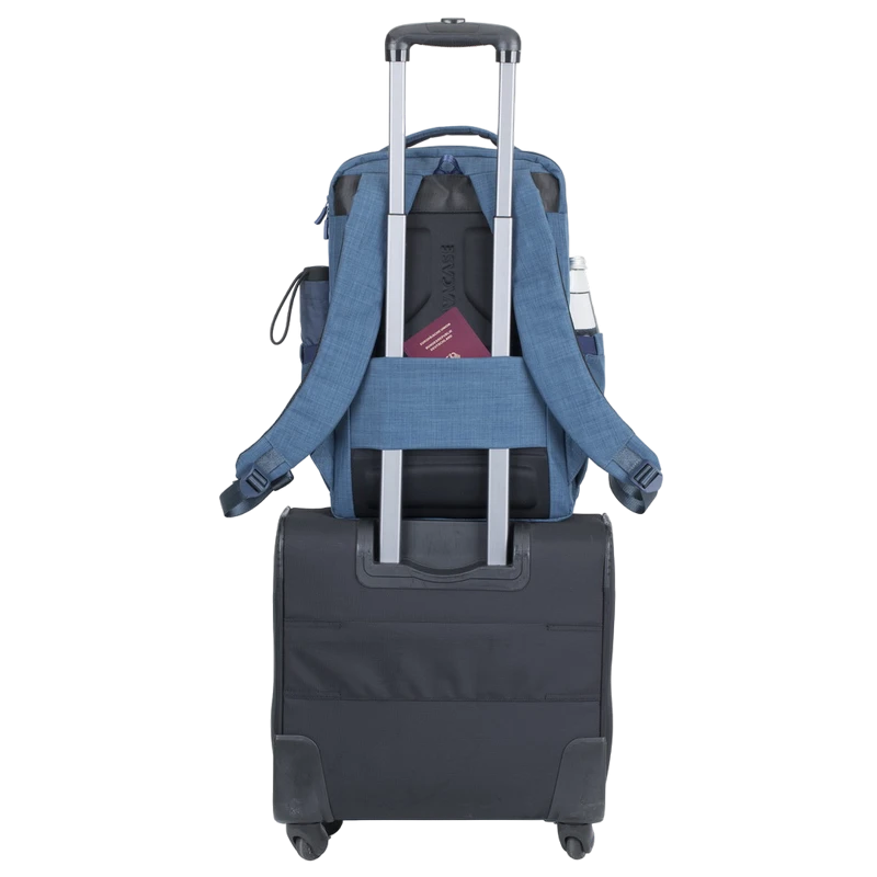 Рюкзак для ноутбука rivacase biscayne, 17.3", полиэстер, синий 13