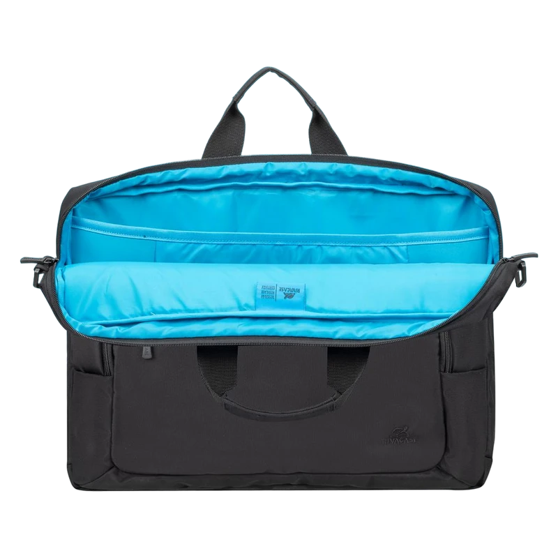 Geantă pentru laptop rivacase 7531, 15.6", eco-friendly rpet poliester, negru 11