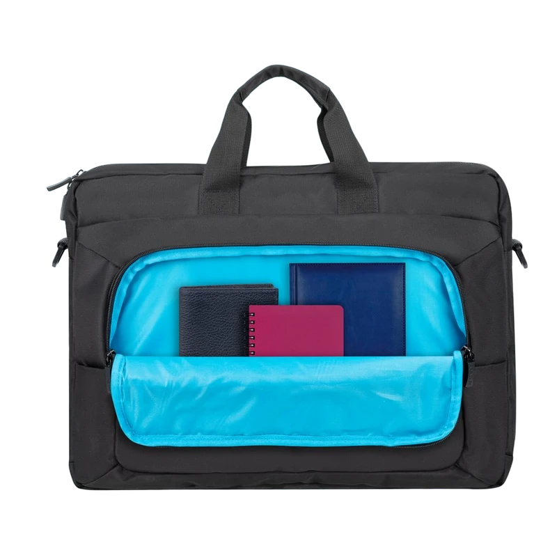 Geantă pentru laptop rivacase 7531, 15.6", eco-friendly rpet poliester, negru 6