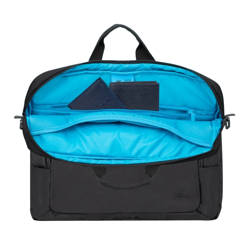 Geantă pentru laptop rivacase 7531, 15.6", eco-friendly rpet poliester, negru 2