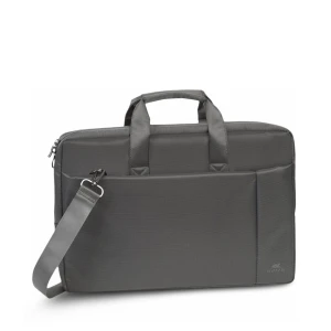 Geantă pentru laptop rivacase central, 17.3", poliester, gri Thumbnail 17