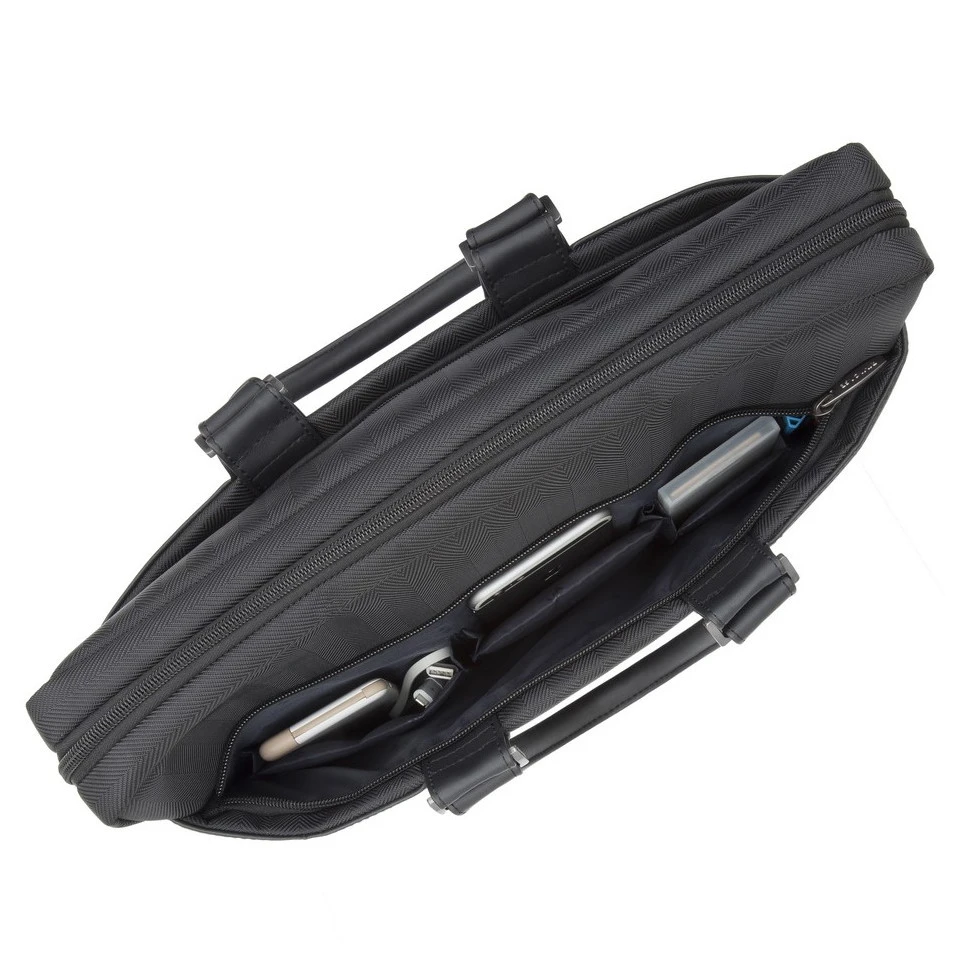 Сумка для ноутбука rivacase narita, 15.6", polyester, чёрный 2