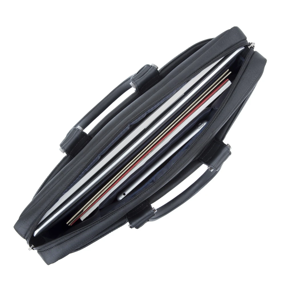 Сумка для ноутбука rivacase narita, 15.6", polyester, чёрный 15