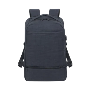 Рюкзак для ноутбука rivacase biscayne, 17.3", полиэстер, чёрный