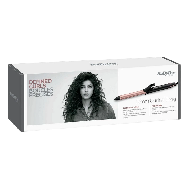 Ondulator de păr babyliss c450e, negru | roz 8