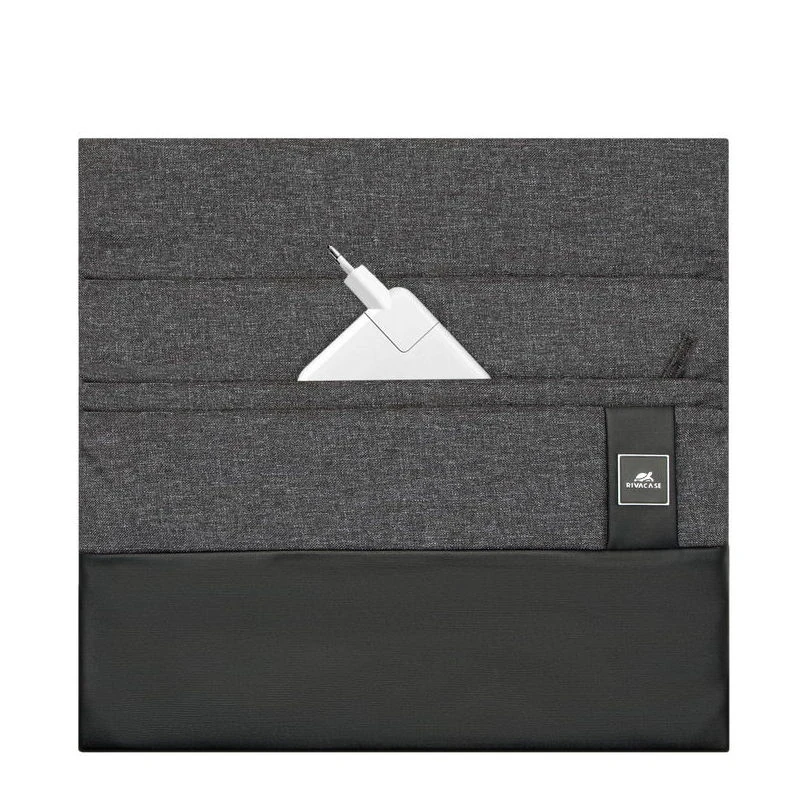 Husă universală pentru laptop rivacase lantau, 15.6", poliester, negru 15