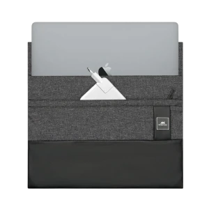 Husă universală pentru laptop rivacase lantau, 15.6", poliester, negru Thumbnail 10