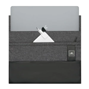 Husă universală pentru laptop rivacase lantau, 15.6", poliester, negru Thumbnail 12