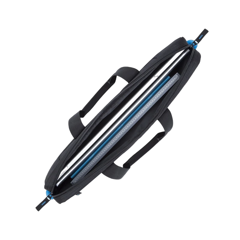 Сумка для ноутбука rivacase regent, 15.6", полиэстер, чёрный 10
