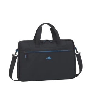 Сумка для ноутбука RivaCase Regent, 15.6", Полиэстер, Чёрный