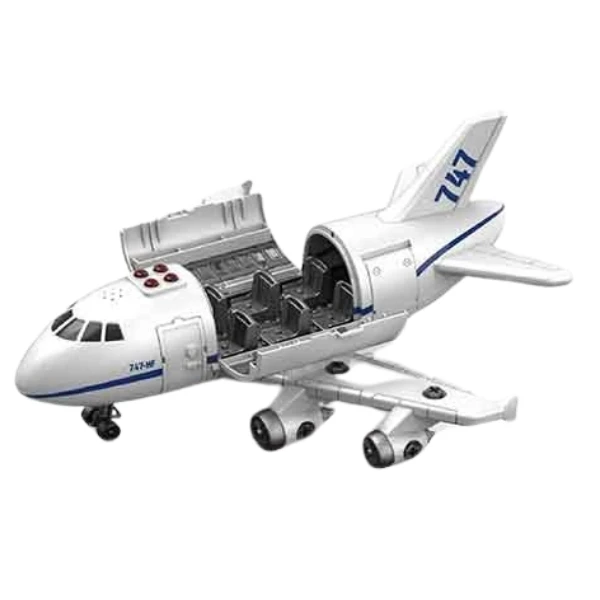Jucărie "avion de pasageri" cu lumini și sunete 2