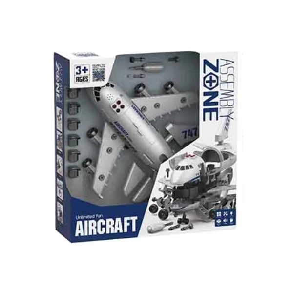 Jucărie "avion de pasageri" cu lumini și sunete 3
